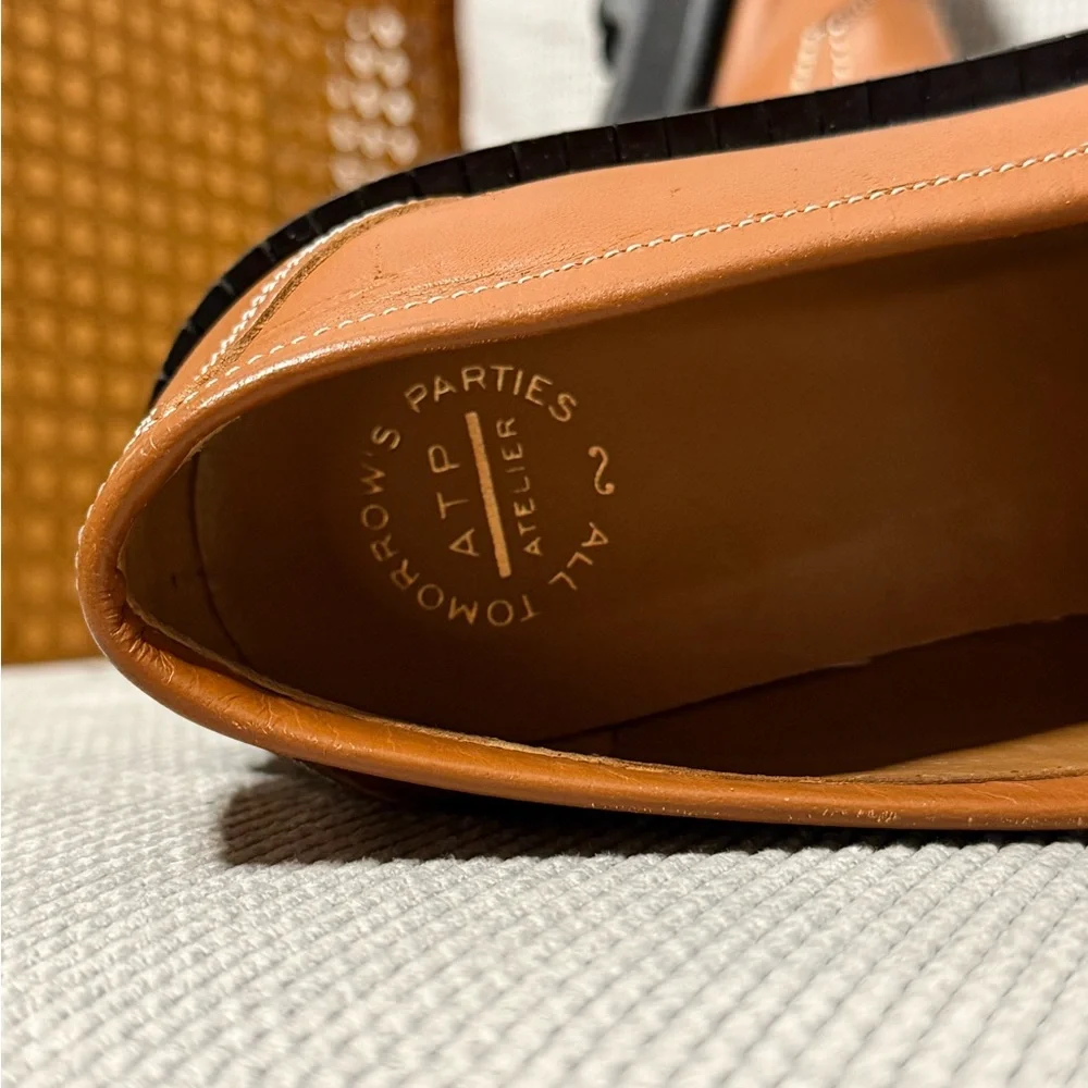 ATP Atelier Arechi Platform Brown Brandy Italian Leather Loafer